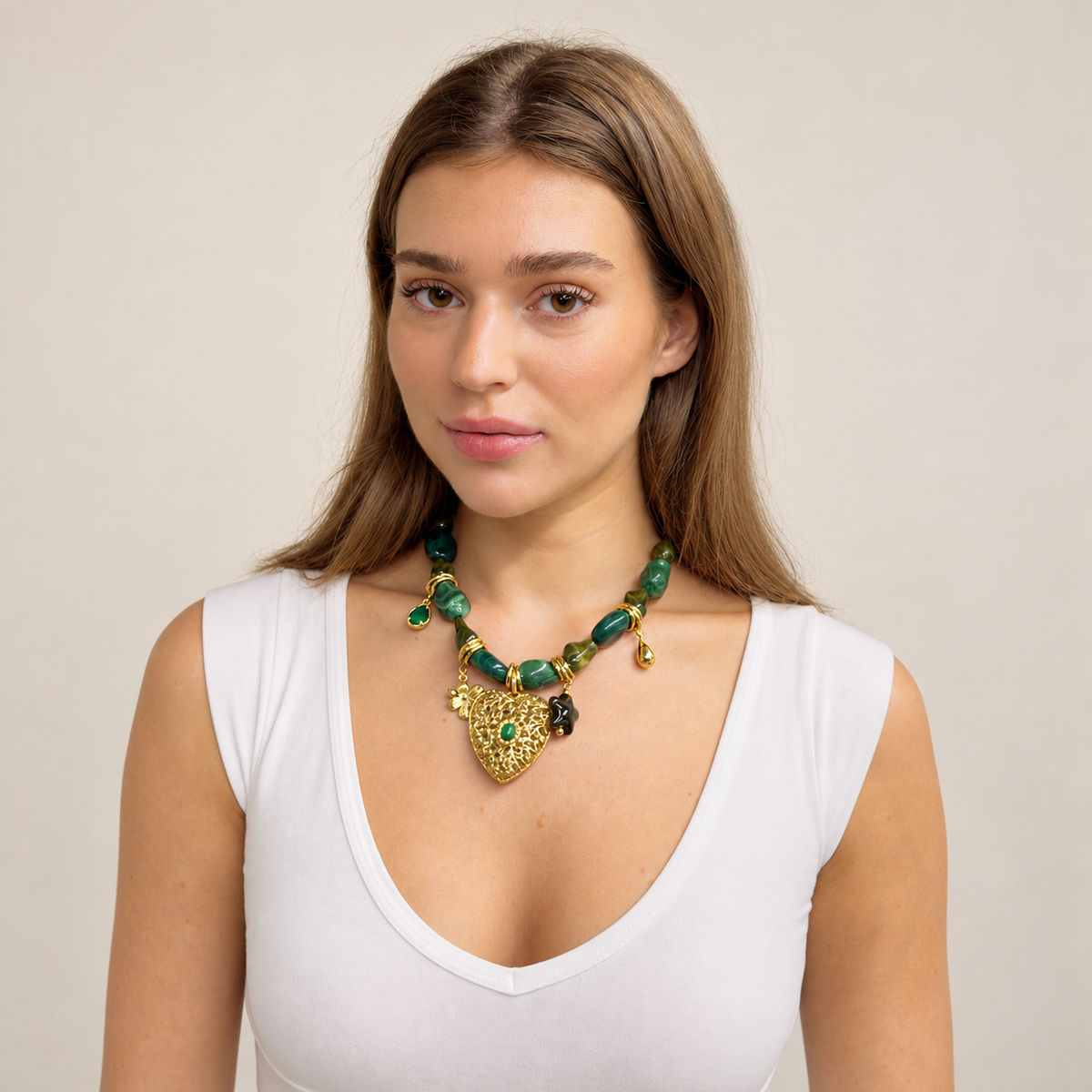Lover beads bedel ketting Goud SOFIZARE