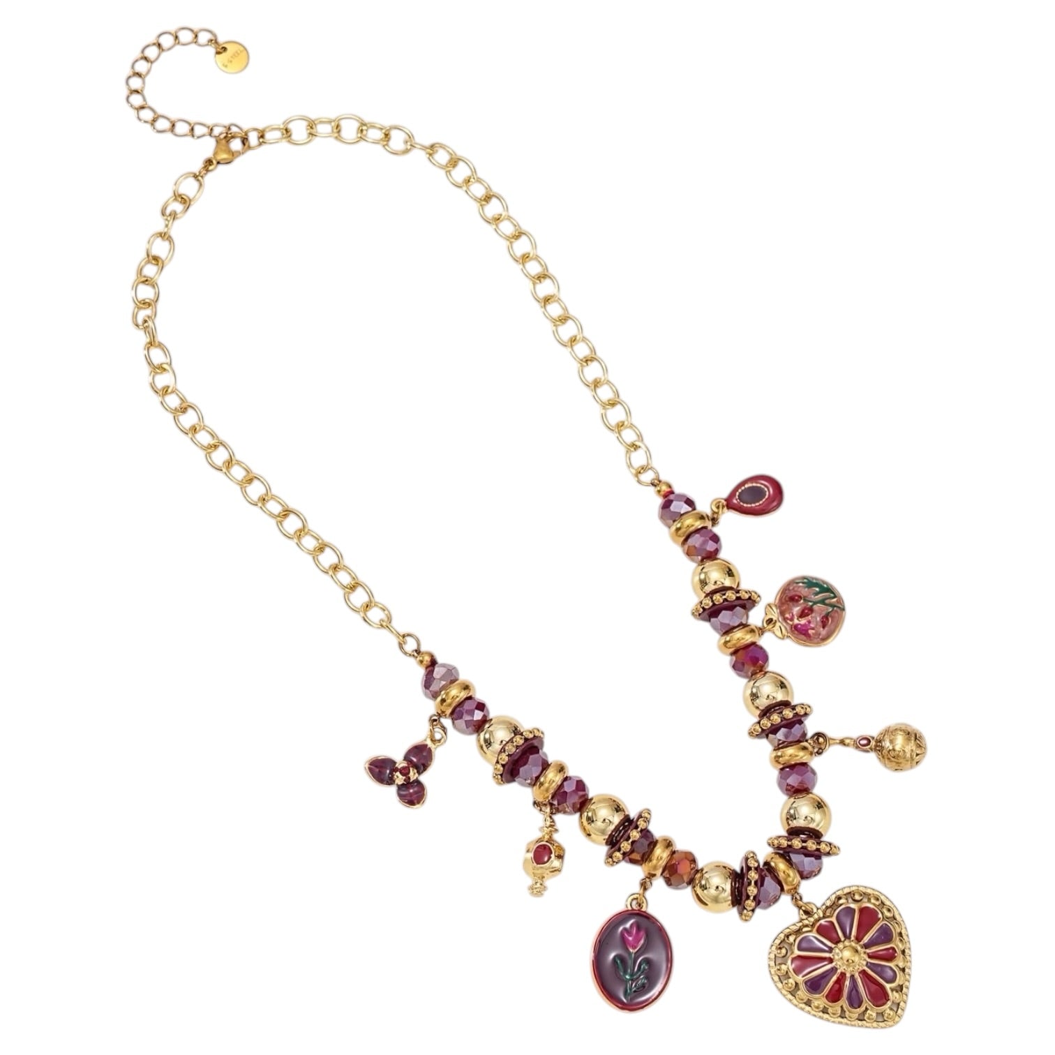 Lover beads bedel ketting Rood SOFIZARE