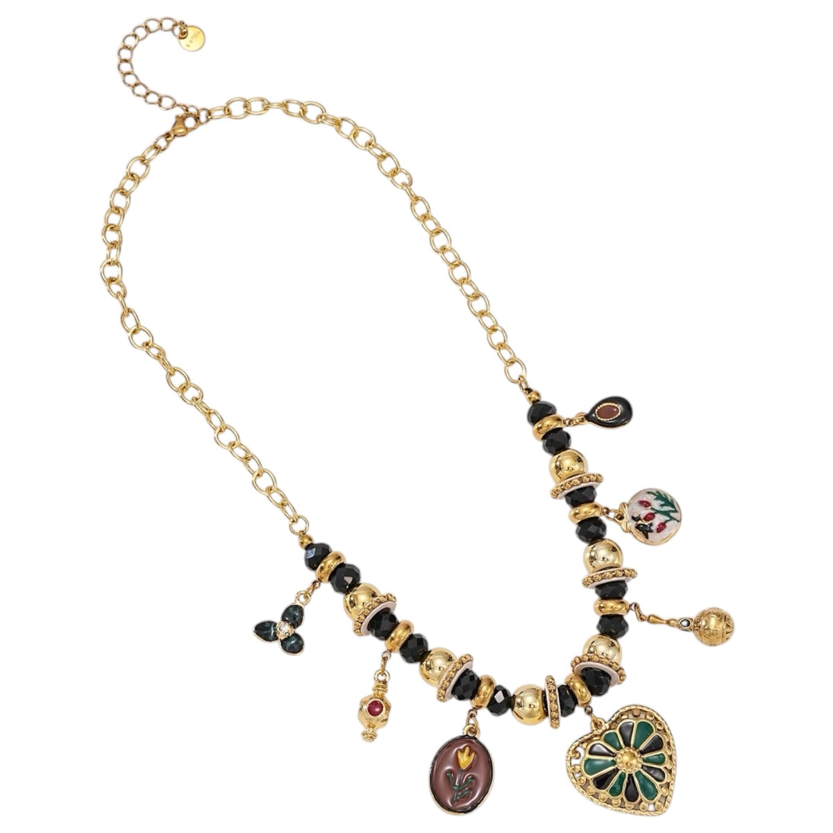 Lover beads bedel ketting Zwart SOFIZARE