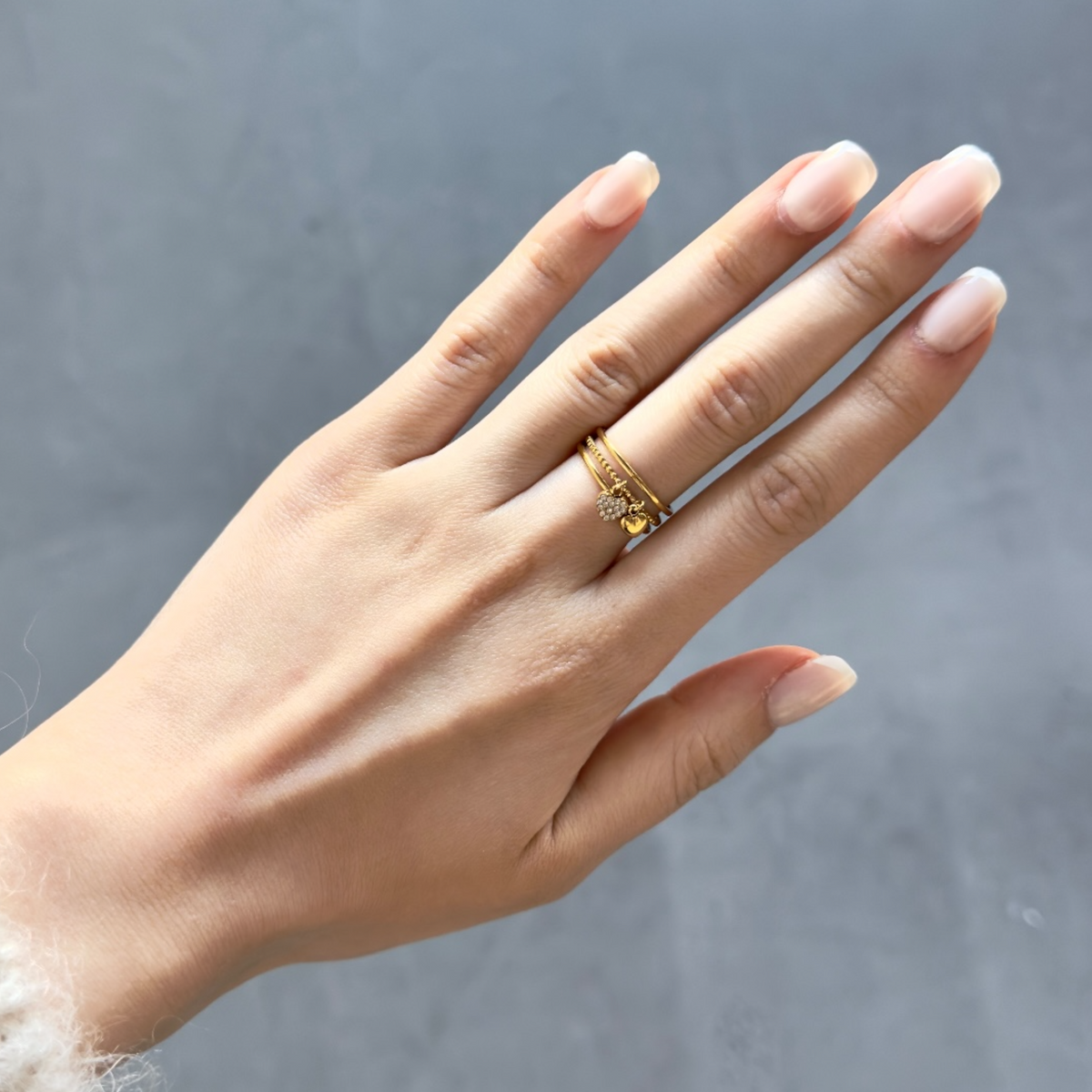 Lover charm ring Goud SOFIZARE