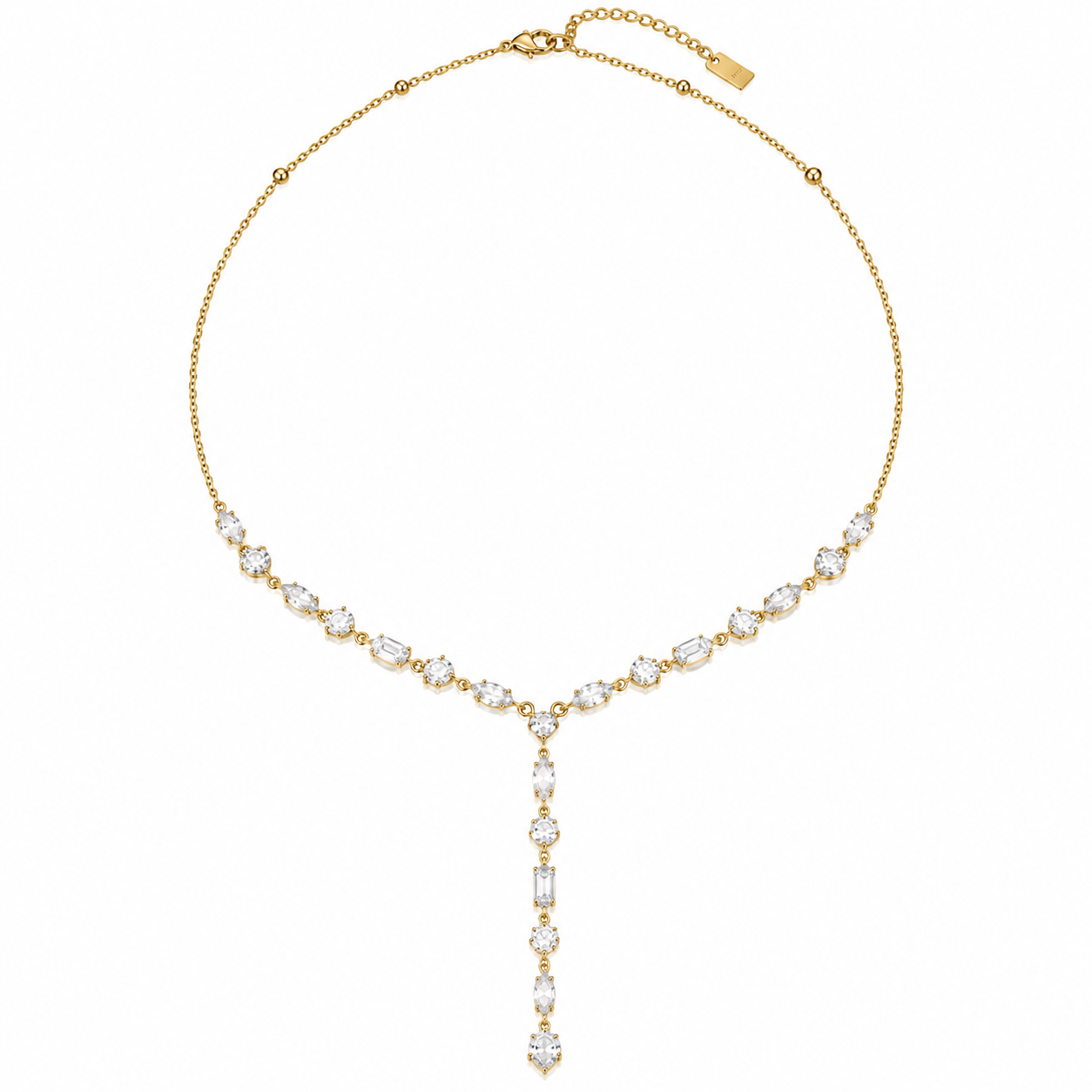 Mix stone Y ketting