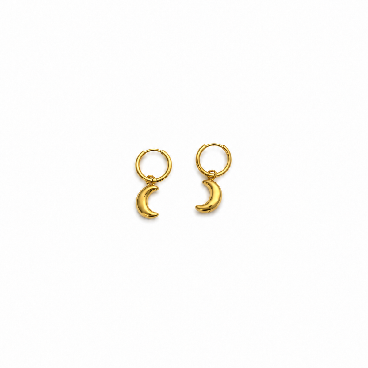 Moon hangers oorbellen Goud SOFIZARE