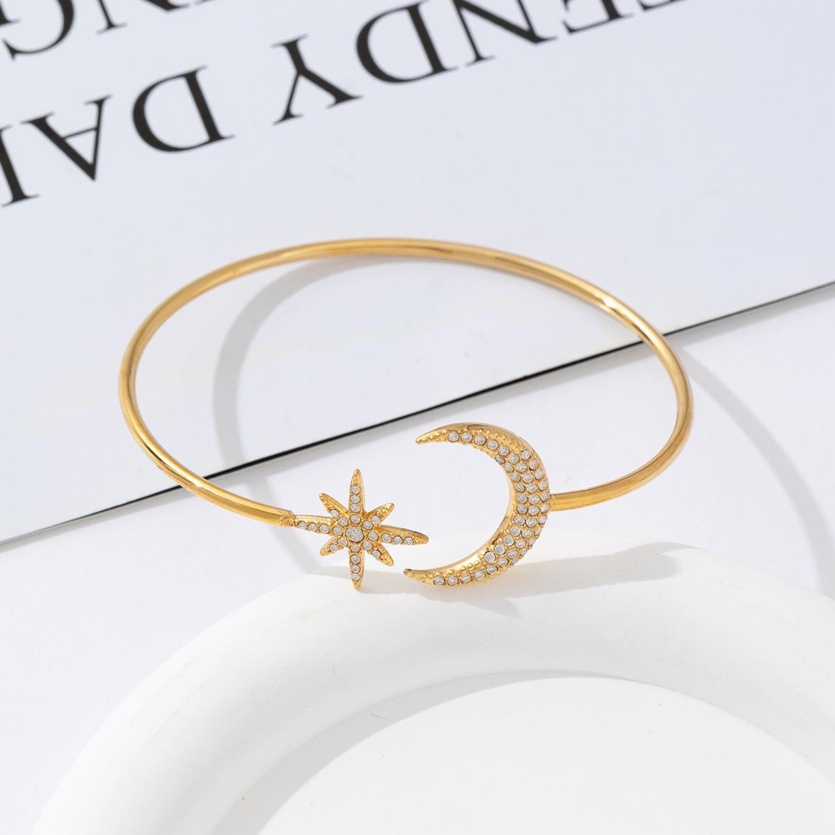 Moonlight bangle Goud SOFIZARE