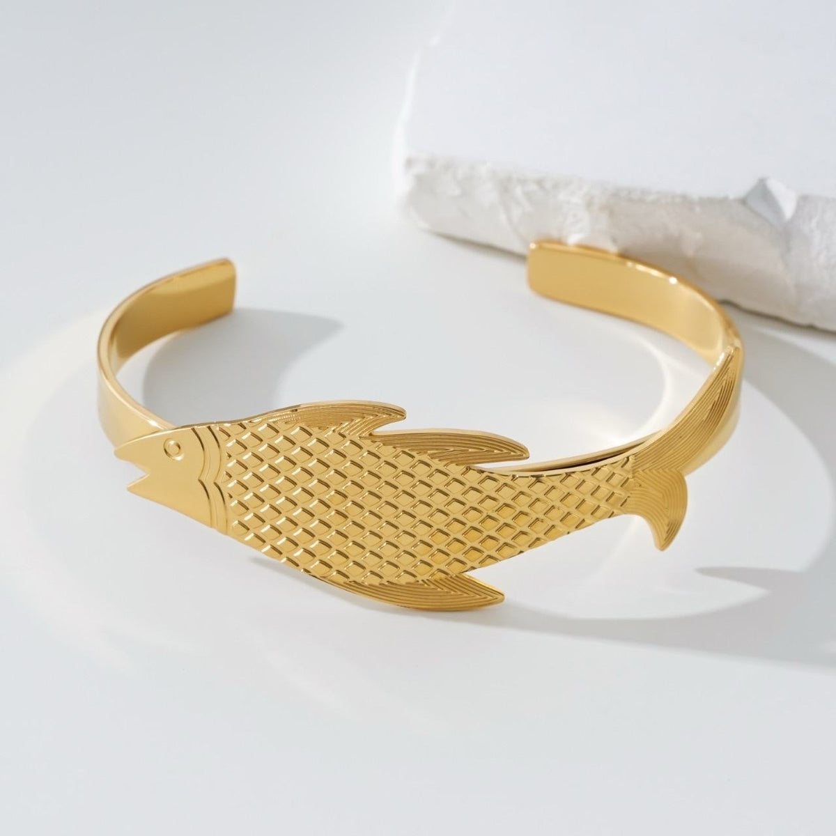 Open Fishy bangle Goud SOFIZARE