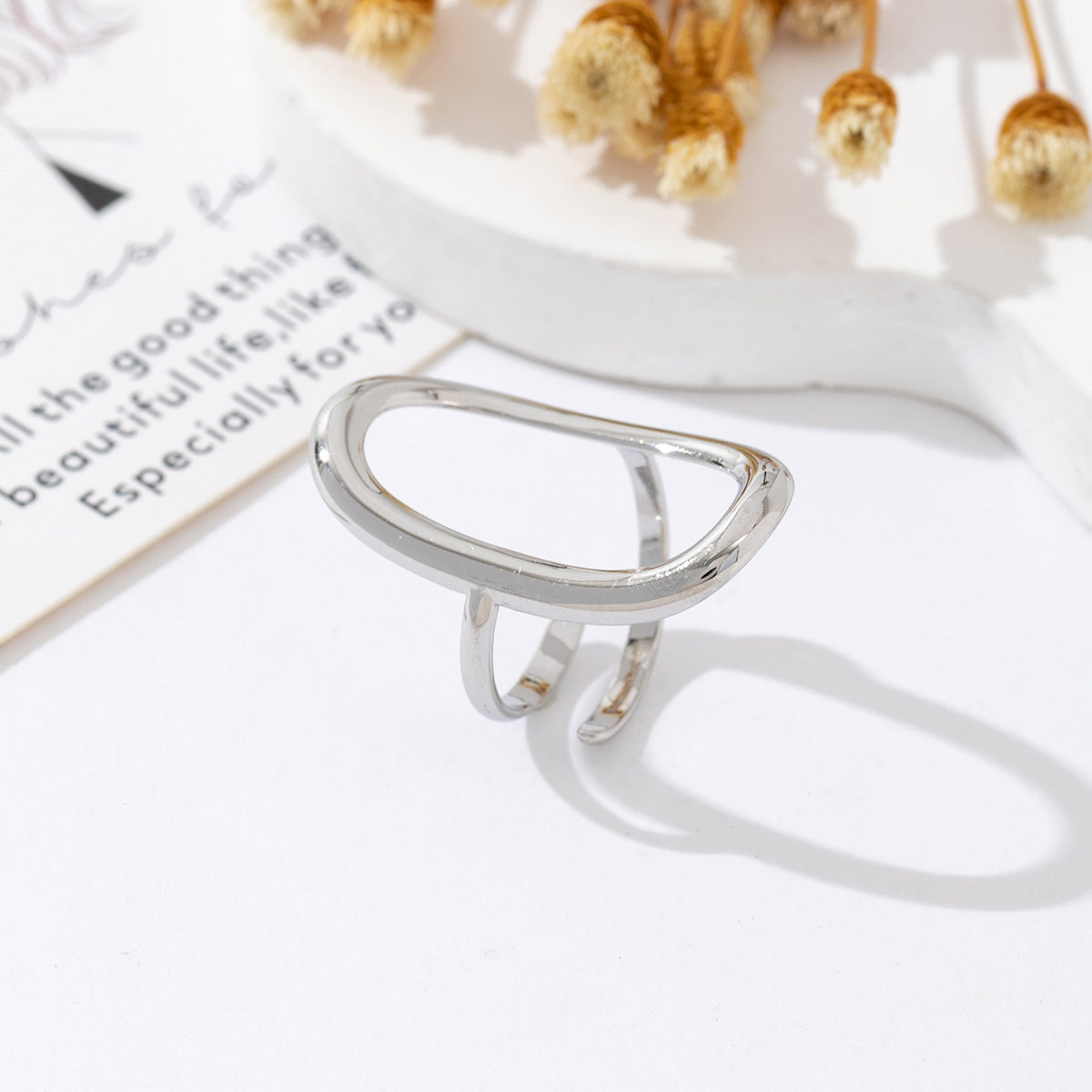 Open ring Zilver SOFIZARE