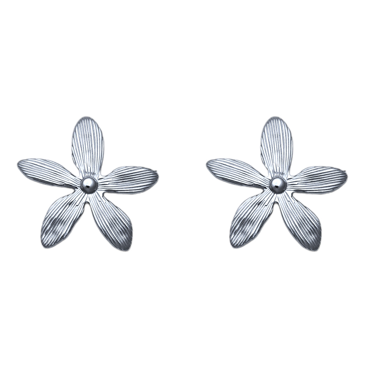Pachira studs oorbellen Zilver SOFIZARE