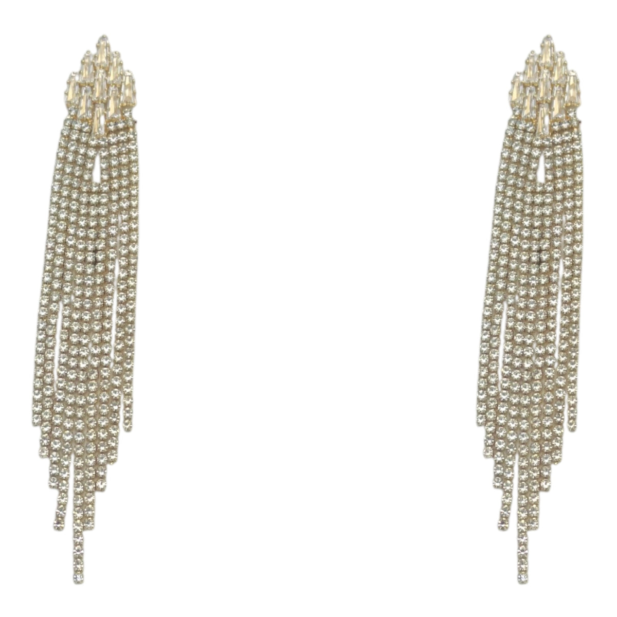 Raining METAAL flower oorbellen Goud SOFIZARE