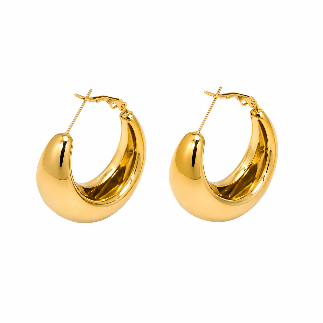 Chunky Hoops oorbellen