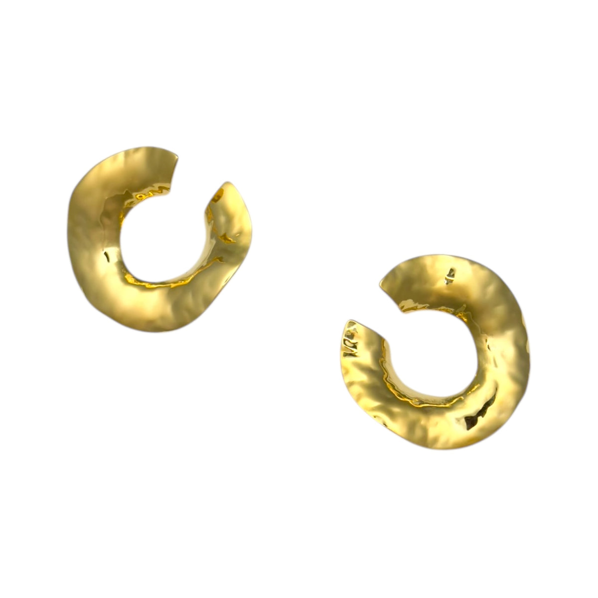 Spoon studs oorbellen Goud SOFIZARE