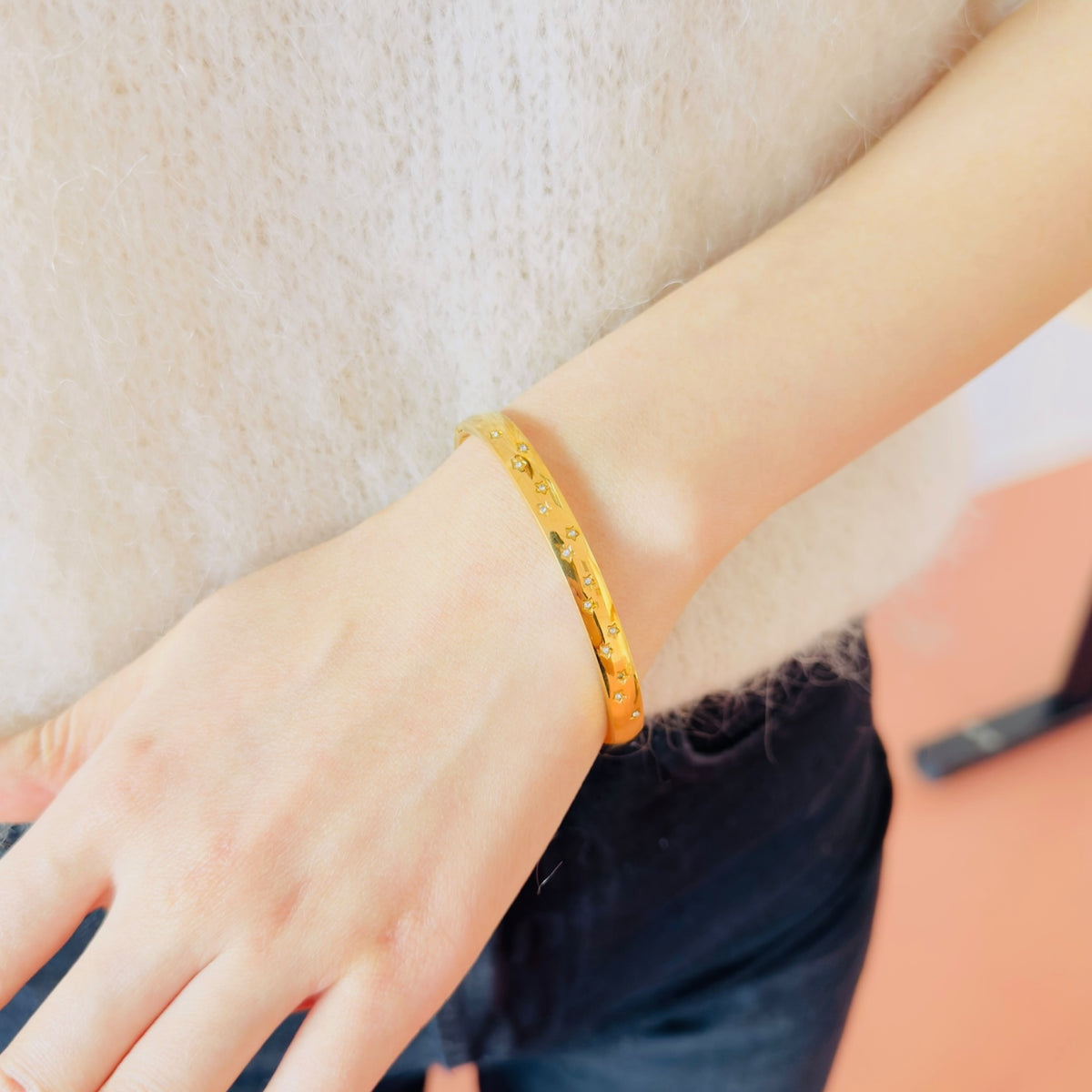 Star bangle Goud SOFIZARE