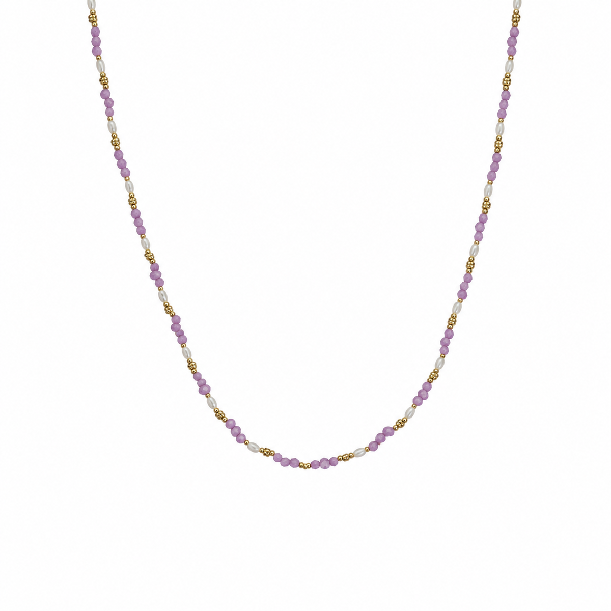 Stones ketting Paars SOFIZARE