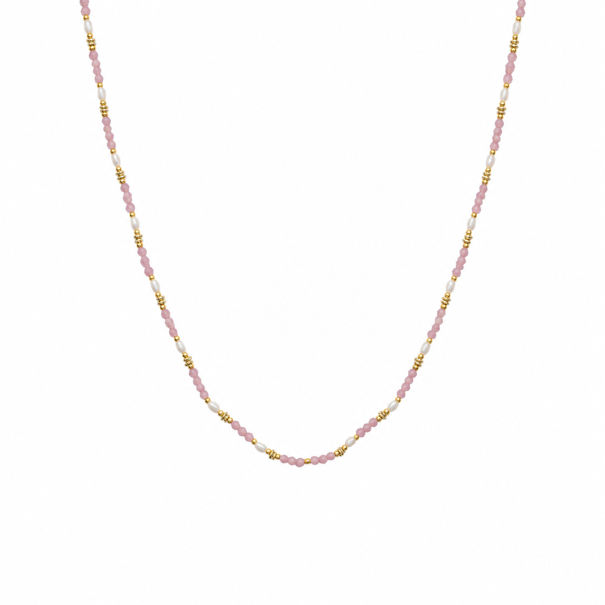 Stones ketting Roze SOFIZARE