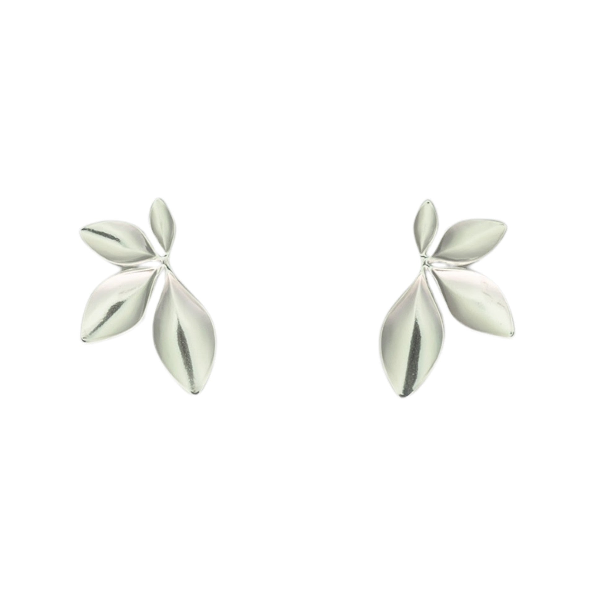 Flower studs oorbellen