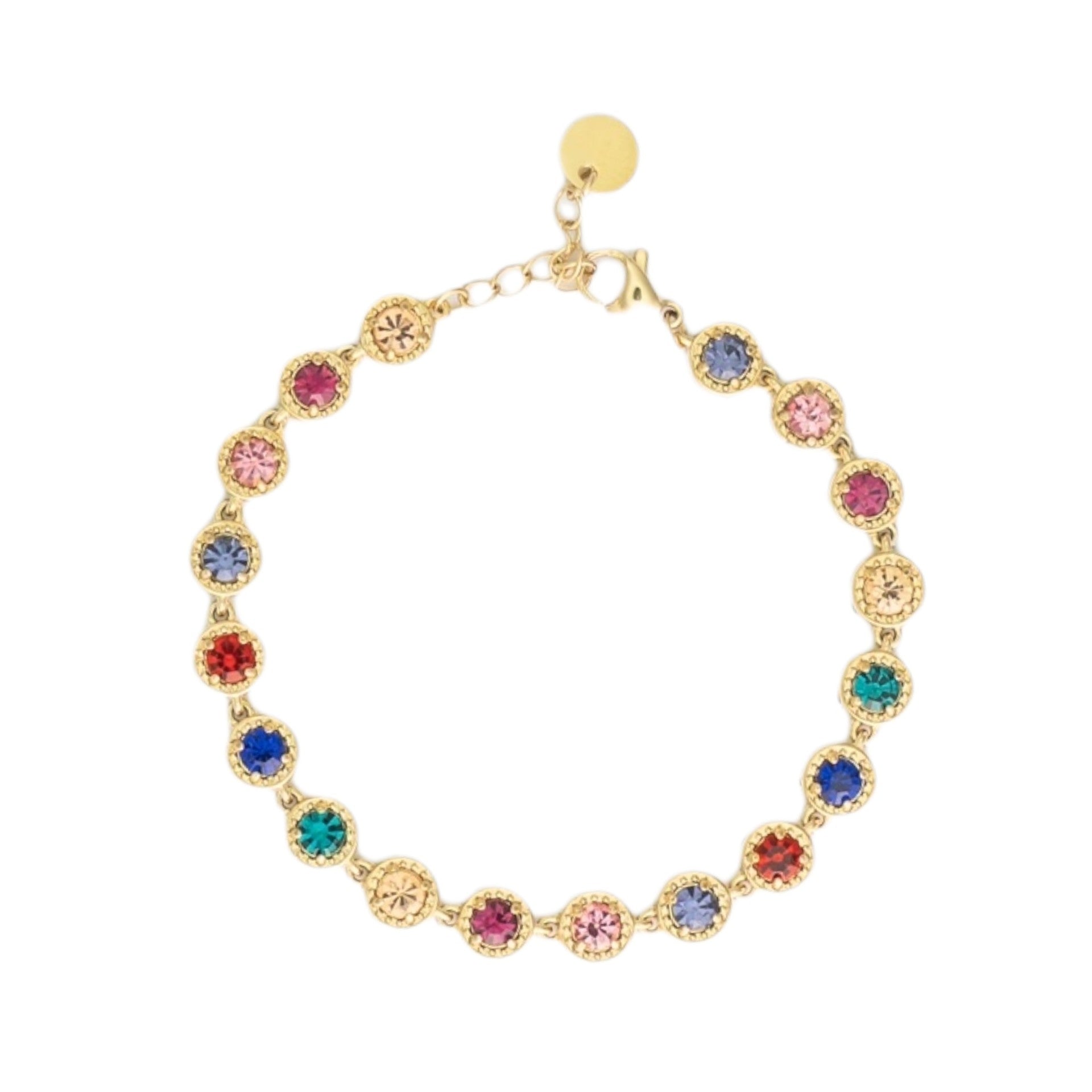 Bracelet with rhinestones
