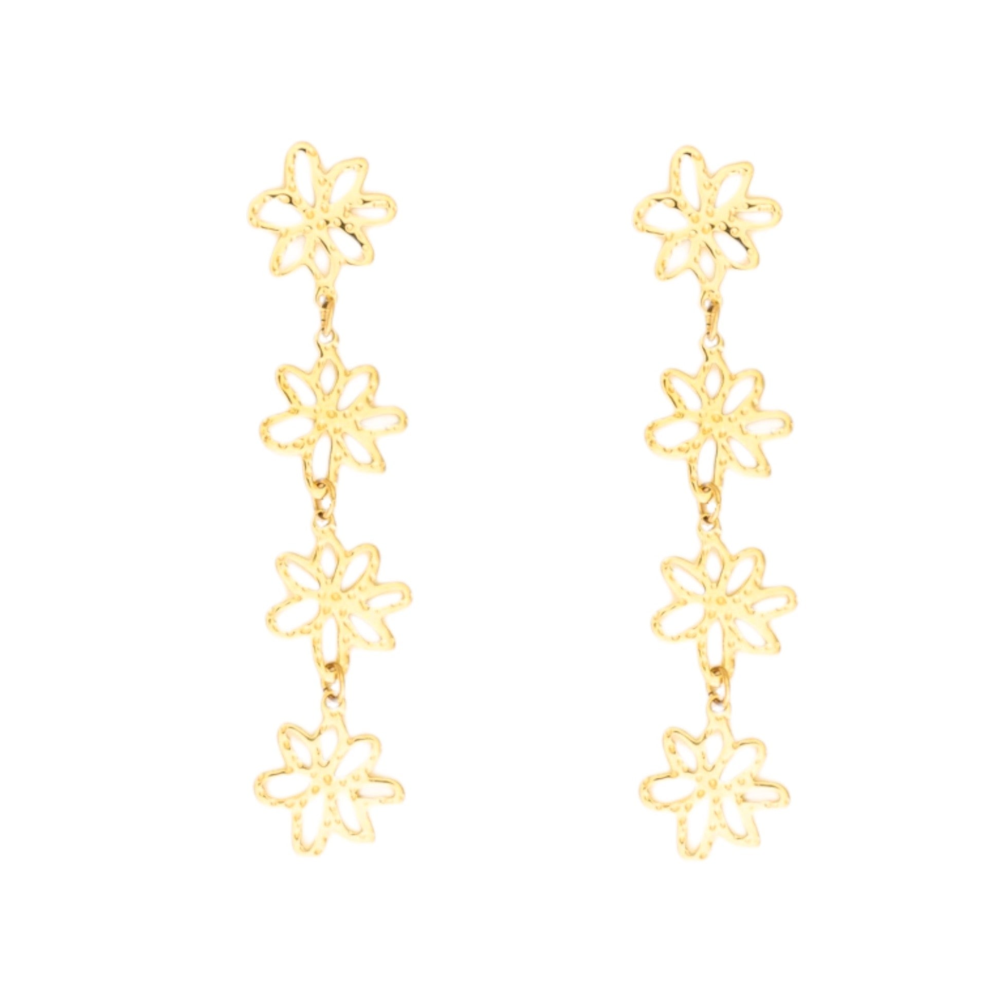 Stainless steel Flowers Earrings - SOFIZARE