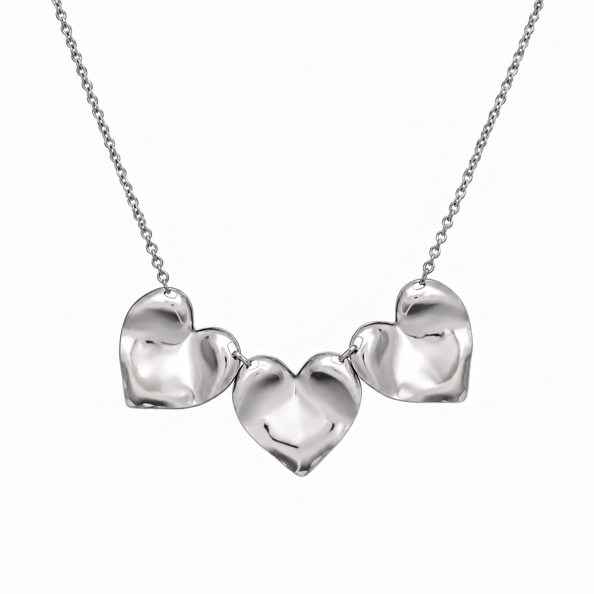 Triple love statement ketting Zilver SOFIZARE