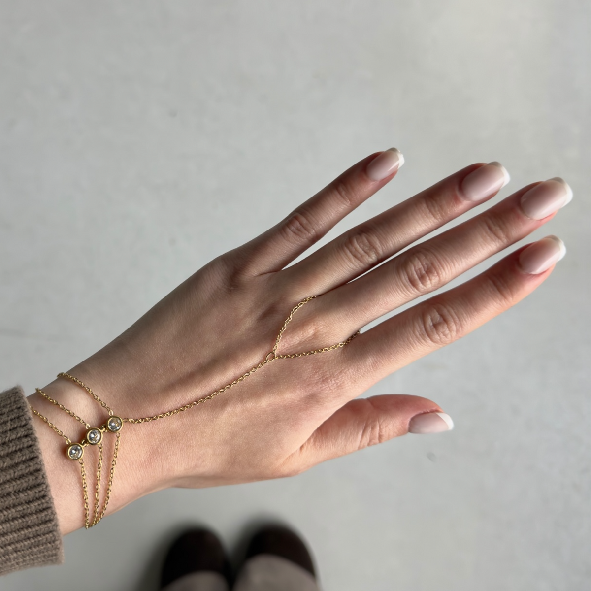 Trips hand chain Goud SOFIZARE