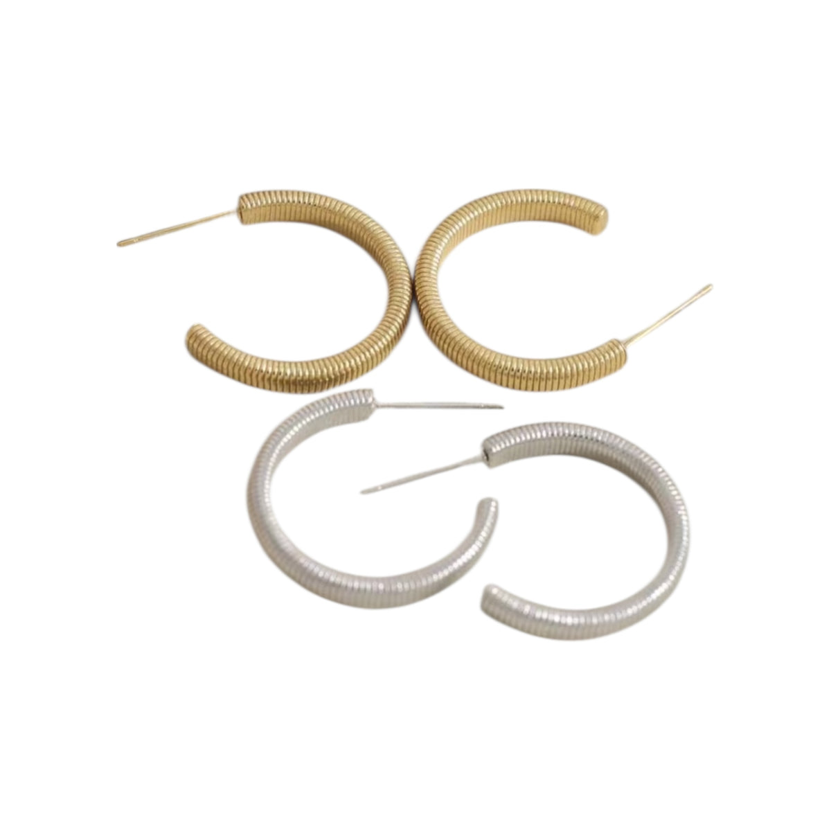 Uno hoops oorbellen Goud SOFIZARE