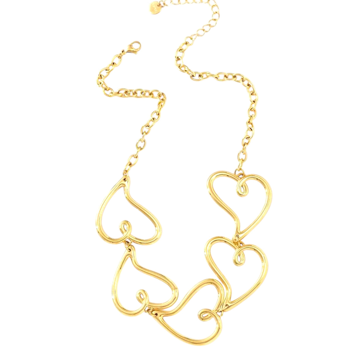 Wavey love statement ketting Goud SOFIZARE